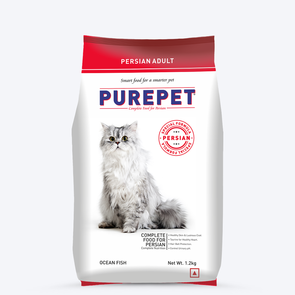 Purepet Persian Ocean Fish Food For Adult Cats