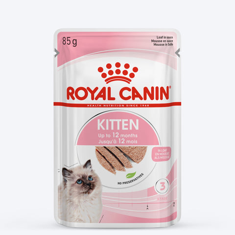 Royal Canin Loaf Wet Kitten Food - 85 g packs