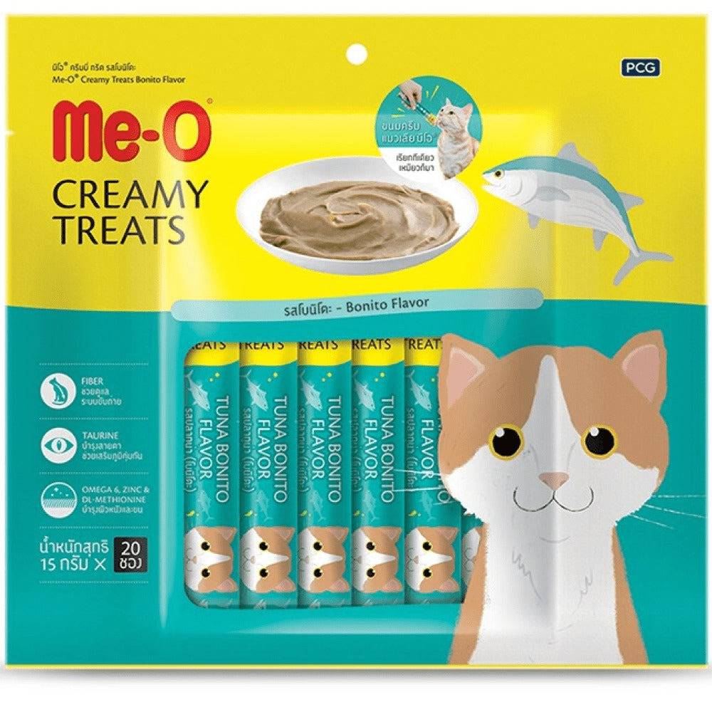 Me O Creamy Crab and Creamy Bonito Cat Treat Combo