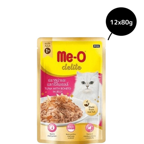 Me O Delite Tuna with Bonito in Jelly Cat Wet Food