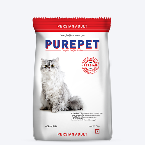 Purepet Persian Ocean Fish Food For Adult Cats