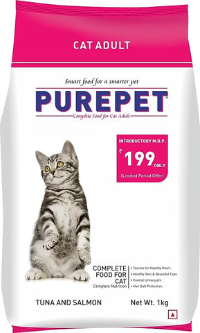 Purepet Tuna & Salmon Adult Dry Cat Food