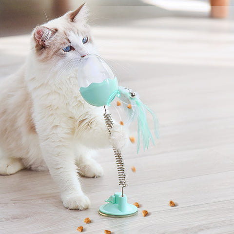 Leaky Food Tumbler Cat Feeder Toy