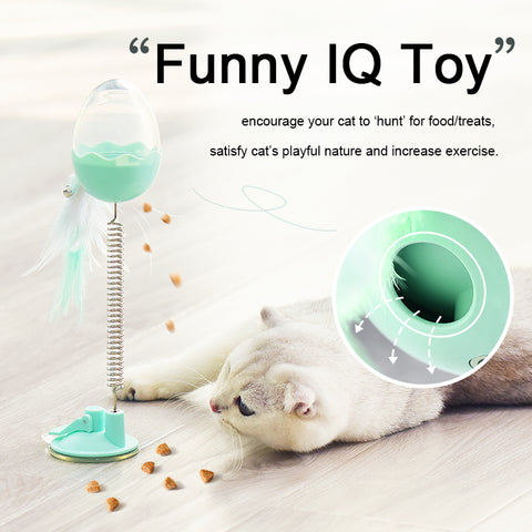 Leaky Food Tumbler Cat Feeder Toy