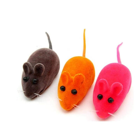 Vivid mice rubber cat toy vinyl mouse