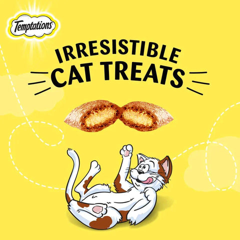 Temptations Savoury Salmon Flavour Cat Treats - 85g Packs