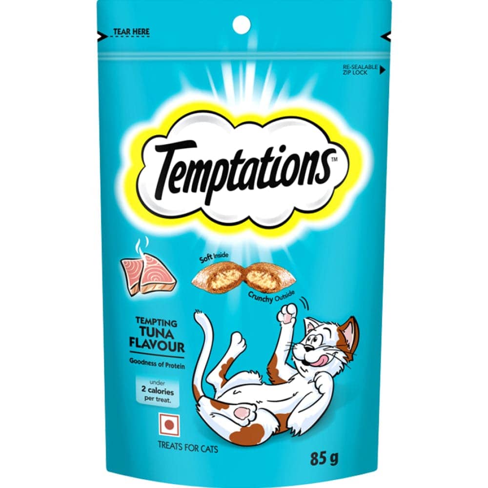 Temptations Tempting Tuna Flavor Cat Treats - 85g Packs