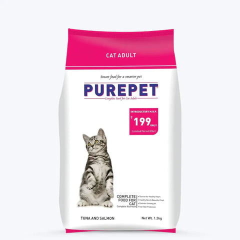 Purepet Tuna & Salmon Adult Dry Cat Food