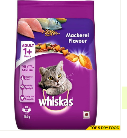 Whiskas Pocket Mackerel Adult Cat Dry Food