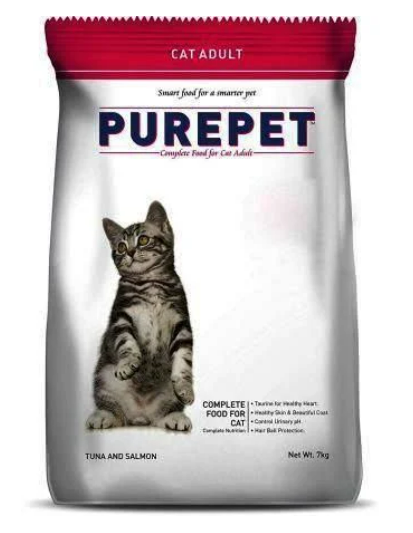 Purepet Tuna & Salmon Adult Dry Cat Food