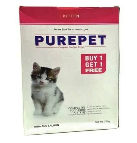 Purepet Tuna & Salmon Adult Dry Cat Food